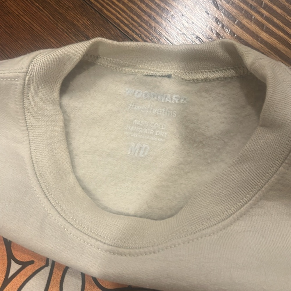 Unisex Woodward Peace Park Tour Graphic Cream Crewneck Sweatshirt M - Picture 4 of 4